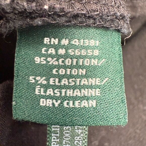 EUC Women's RALPH LAUREN Adelle Straight Leg‎ Ankle Pants Black | Size 10 - Picture 6 of 6